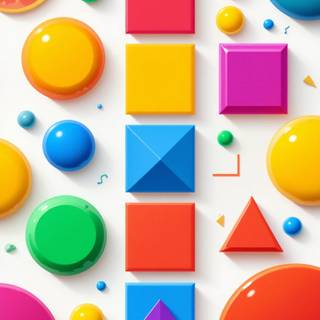 Abstract geometric shapes