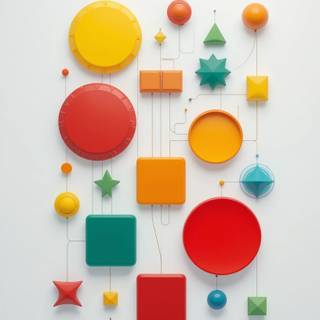 Abstract geometric shapes