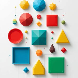 Abstract geometric shapes