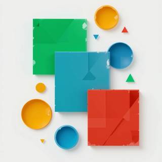Abstract geometric shapes