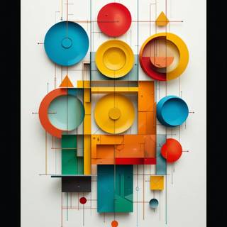 Abstract geometric shapes