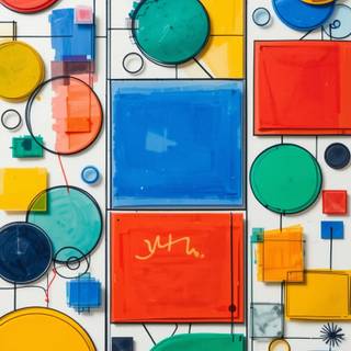 Abstract geometric shapes