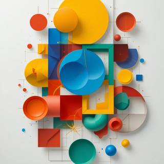 Abstract geometric shapes