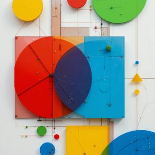 Abstract geometric shapes