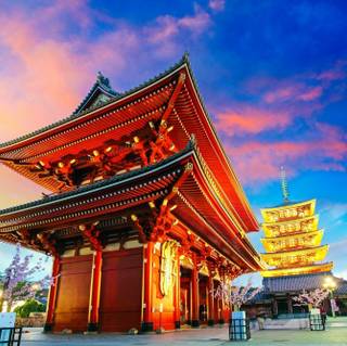 Sensoji Ji Temple in Asakusa, Tokyo (Japan)