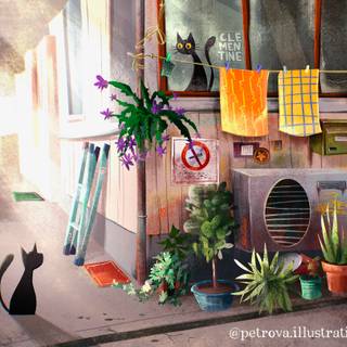 Background study by Clementine Petrova