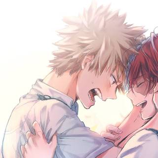 Todoroki & Bakugou!!~ (For you TodoBaku shippers!!~)