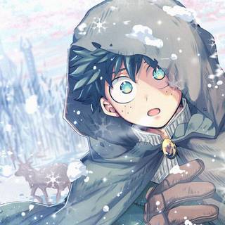 Deku In The Snow!!~