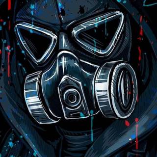 Gas Mask Guy Wallpaper
