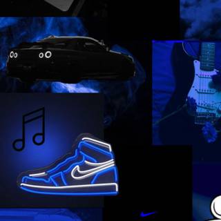 Multi-Blue Wallpaper