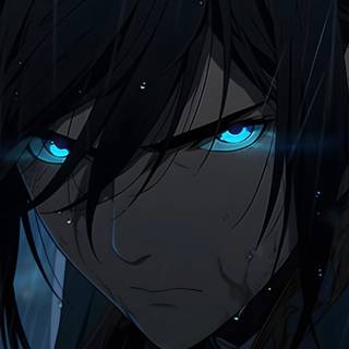 cool blue themed wallpaper