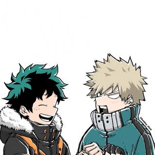 Bakudeku ll Switched hero outfit themed winter clothes!!~