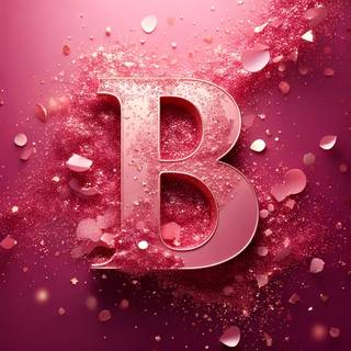 cool B wallpaper!~ tell me if you want another letter!!!