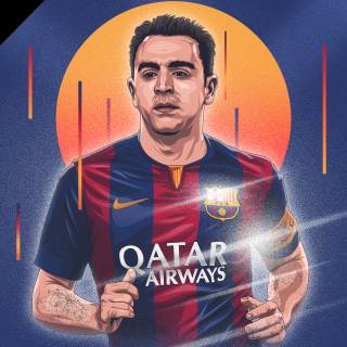 Xavi cartoon HD 