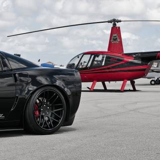  Corvette  • elicopter 
