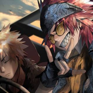 Bakugo and Kirishima wallpaper