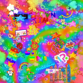 clowncore! i made this myself !!!