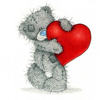Me to you Bear with a love heart