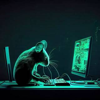 hacking rat