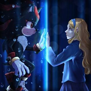 Maria She Was Checking Shadow The Hedgehog