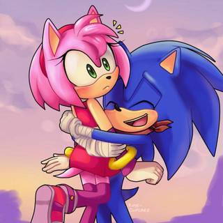 Sonic The Hedgehog Was Happy With Amy Rose