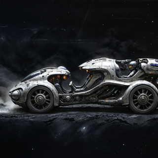 Concept car for space exploration