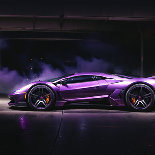 violet supercar