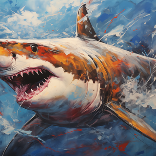 Great White Shark by Laxmonaut