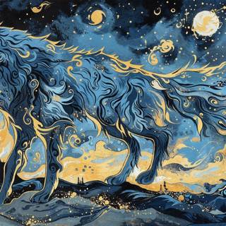 Fantasy Wolf by patrika