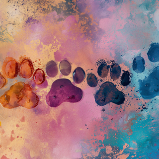 Paw Print by CelestialCanvas