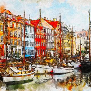 Boats in the port