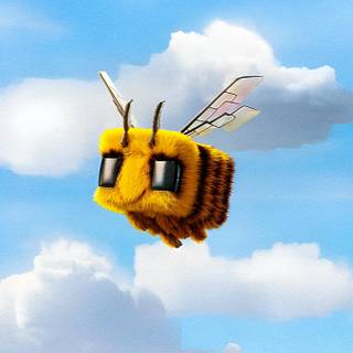 Bee - A Minecraft Movie (Mobile Wallpaper)