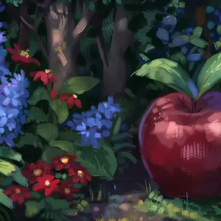 Enchanted Garden Apple by RyMishRy