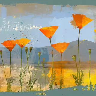 California Poppy Bloom by robokoboto
