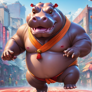 Kung Fu Hippo