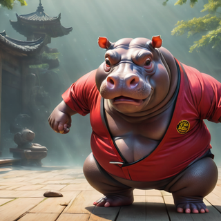 Kung Fu Hippo
