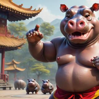 Kung Fu Hippo