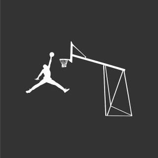 MJ dunking