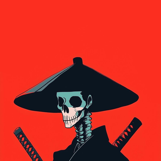 Samurai Skeleton 