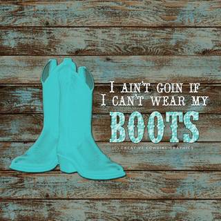 Teal western wallpaper 