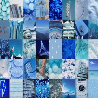 Blue Collage