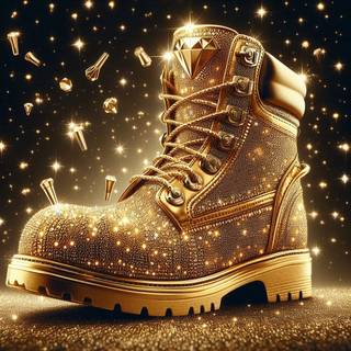 gold boot