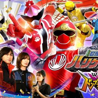 Ninpuu Sentai Hurricanger With Donbrothers Wallpaper