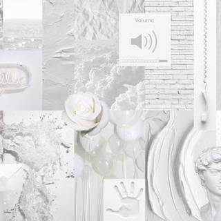 White collage