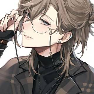 someone with Glasses (not mine)