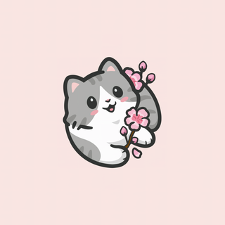 Pink Cute Cat Wallpapers