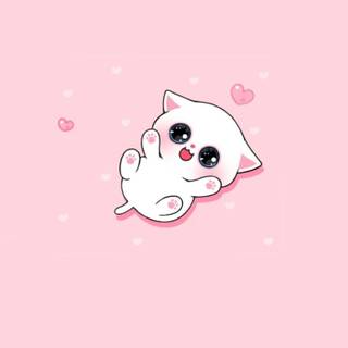 Cute Pink Cats Wallpapers