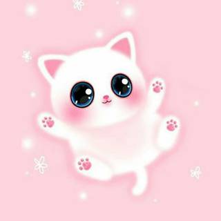 Cute Pink Cats Wallpapers