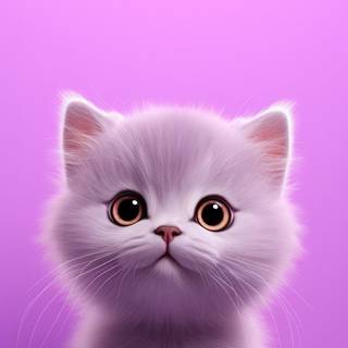 Cute Pink Cats Wallpapers
