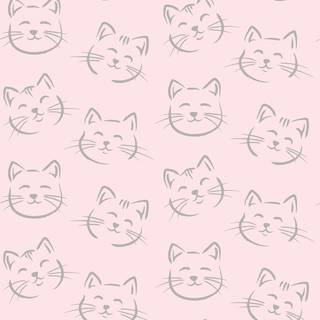 Cute Pink Cats Wallpapers